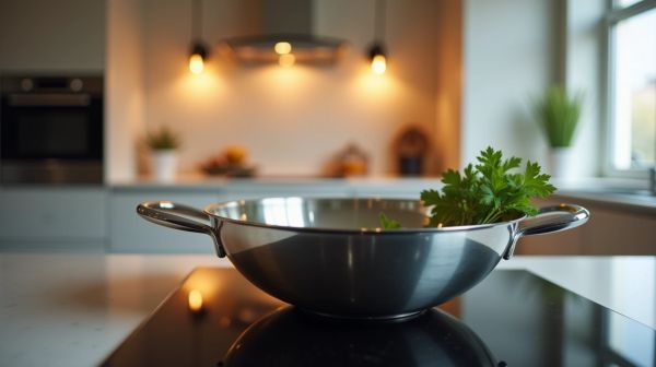 Un wok en inox pour une cuisson saine et durable